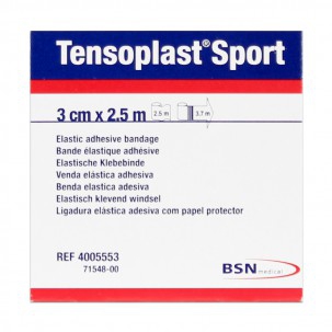 Tensoplast Sport 3 cm x 2,5 metros: Venda elástica adesiva porosa
